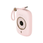 Havit PB5214 Mini Modern Power bank 10000mah PD35W With Built in Type c Cable Pink