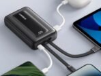 Anker Zolo Digital Wired Power Bank, 10000 mAh, 4 Port, USB-C + USB-A + Dual USB-C Integrated Cable, 35 W A1680H22 - Image 5