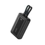 Anker Zolo Digital Wired Power Bank, 10000 mAh, 4 Port, USB-C + USB-A + Dual USB-C Integrated Cable, 35 W A1680H22