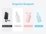 Anker Zolo Digital Wired Power Bank, 10000 mAh, 4 Port, USB-C + USB-A + Dual USB-C Integrated Cable, 35 W A1680H22 - Image 6